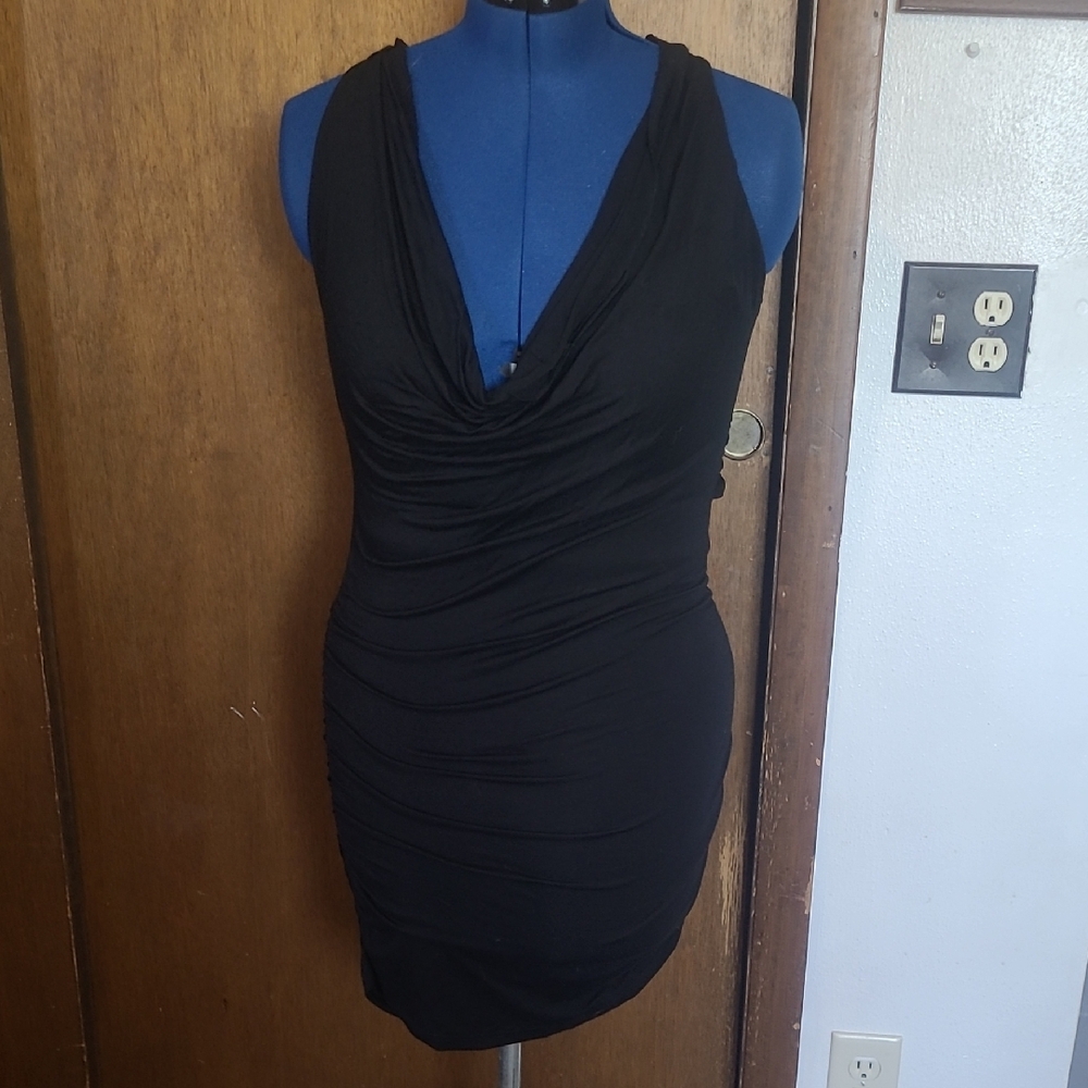 Sassy Black Sleeveless Dress